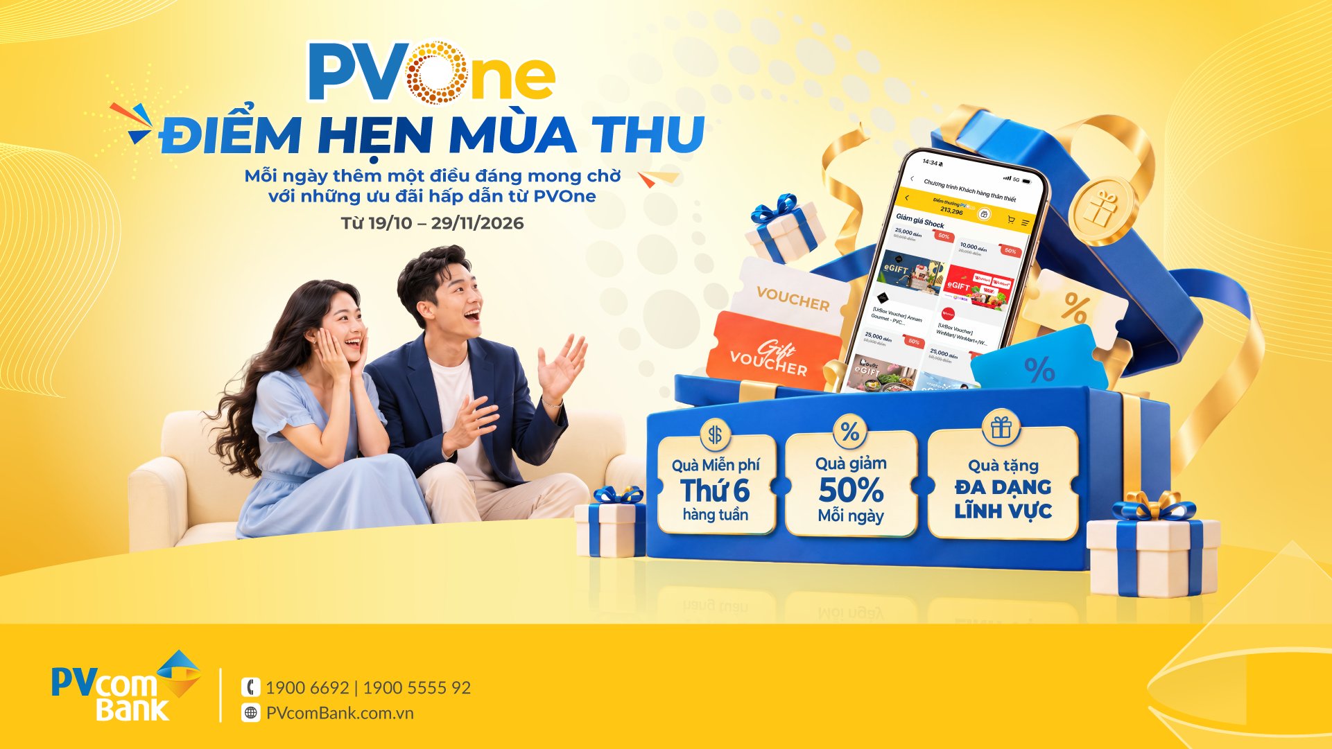 Ảnh minh họa 1: PVcomBank triển khai chương trình ưu đãi cho khách hàng trên hệ sinh thái PVOne