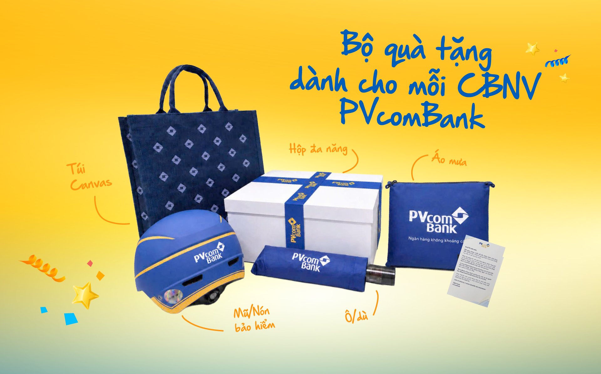 Ảnh minh họa 3: Bộ quà tặng PVcomBank dành tặng CBNV, gửi gắm lời tri ân nhân dịp kỷ niệm 13 năm ra mắt thương hiệu.