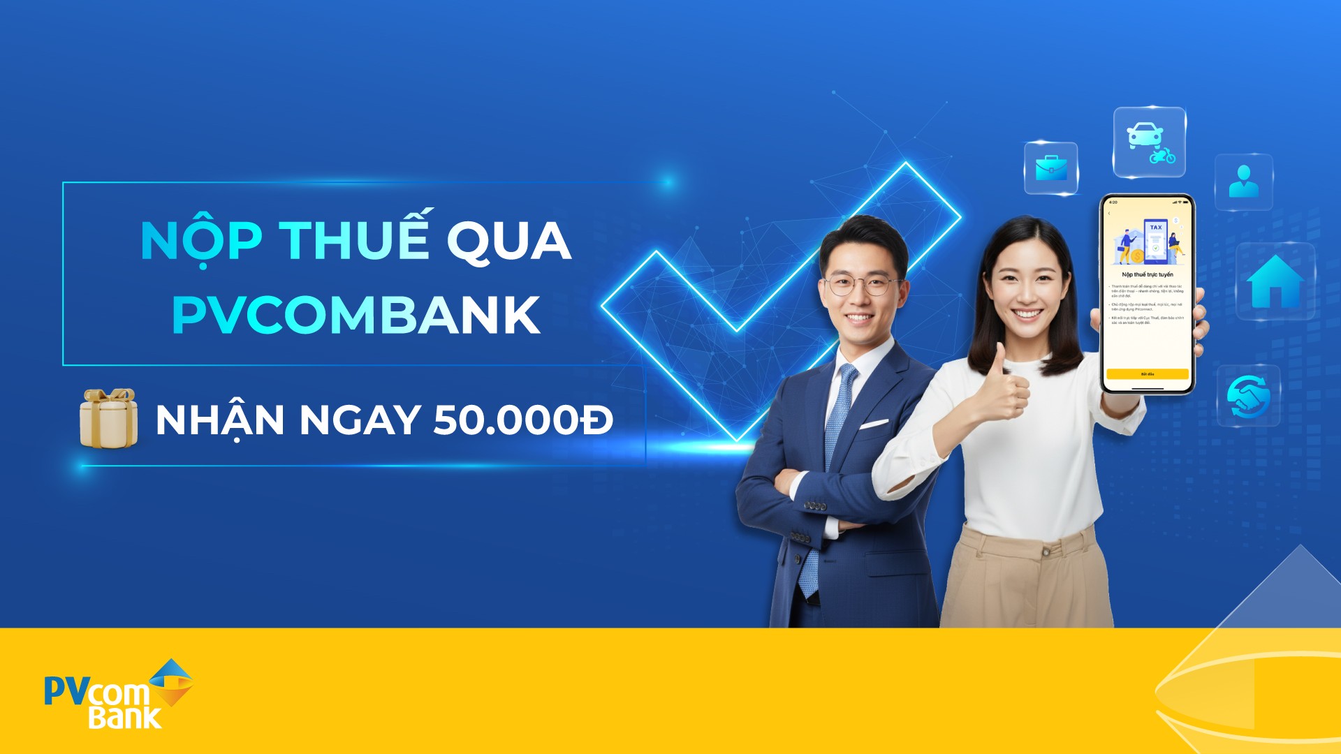 Ảnh minh họa: PVcomBank triển khai chương tr&igrave;nh ưu đ&atilde;i d&agrave;nh cho kh&aacute;ch h&agrave;ng nộp thuế tr&ecirc;n PVConnect