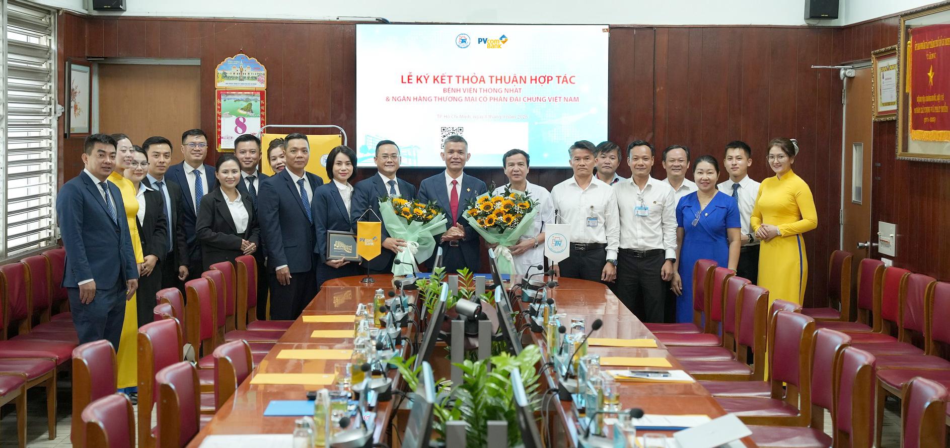 Ảnh minh họa: PVcomBank và Bệnh viện Thống Nhất hợp tác thúc đẩy chuyển đổi số ngành y tế